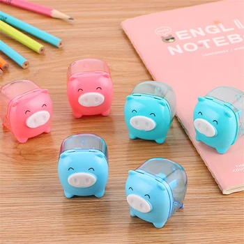 Little Pig Candy Color Pencil Sharpener Creative Kawaii Cartoon Animal Pencil Sharpener for Student Stationery Gift
Little Pig Candy Color Pencil Sharpener Creative Kawaii Cartoon Animal Pencil Sharpener for Student Stationery Gift
