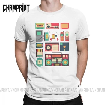 Retro Technology T-Shirts Men Walkman Betamax Gadgets Boombox Music Vintage 100% Cotton Tees T Shirts 4XL 5XL 6XL Clothing
Retro Technology T-Shirts Men Walkman Betamax Gadgets Boombox Music Vintage 100% Cotton Tees T Shirts 4XL 5XL 6XL Clothing
