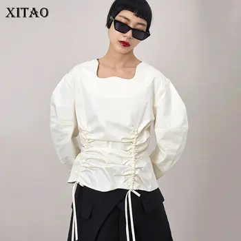 XITAO Patchwork Wrinkle Solid Shirt Women 2020 Winter Casual Fashion New Style Temperament All Match Slash Neck Blouse ZY1972
XITAO Patchwork Wrinkle Solid Shirt Women 2020 Winter Casual Fashion New Style Temperament All Match Slash Neck Blouse ZY1972