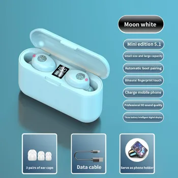 New Bluetooth 5.1 Earbuds Touch Control Auto Pairing Wireless Earphone with 2200mAh Battery Charging Case Waterproof Headphones
New Bluetooth 5.1 Earbuds Touch Control Auto Pairing Wireless Earphone with 2200mAh Battery Charging Case Waterproof Headphones