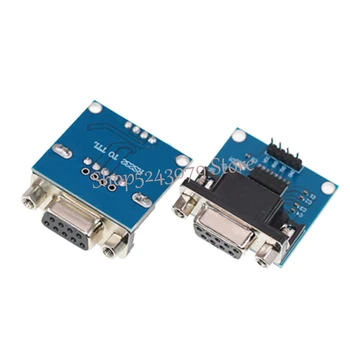 10pcs/lot MAX3232 RS232 to TTL Serial Port Converter Module DB9 Connector MAX232
10pcs/lot MAX3232 RS232 to TTL Serial Port Converter Module DB9 Connector MAX232