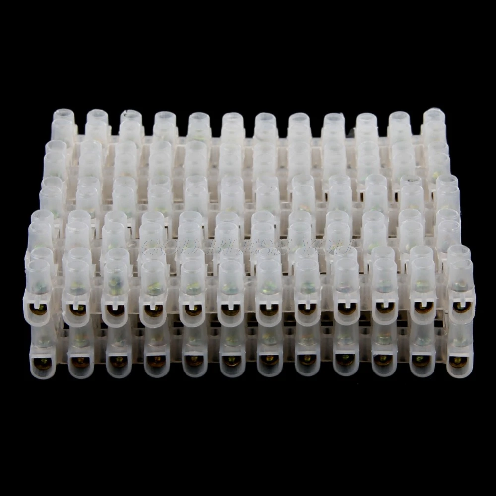 Terminator 10pcs Screw Terminal Barrier Connector Electrical Wire Connection 12 Position Barrier Terminal Strip Block 5A
Terminator 10pcs Screw Terminal Barrier Connector Electrical Wire Connection 12 Position Barrier Terminal Strip Block 5A