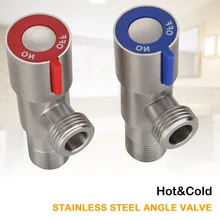 Kitchen Toilet Stainless Steel Bathroom Thicken Triangular Valve Switch Water Toilet Outlet Quarter-Turn Shut Off Valve Tools
Kitchen Toilet Stainless Steel Bathroom Thicken Triangular Valve Switch Water Toilet Outlet Quarter-Turn Shut Off Valve Tools