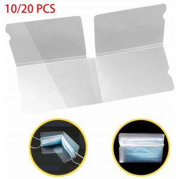 10/20pcs Portable foldable mouth Mask Storage Box Disposable Face Mask Storage Clip Container Mask Dustproof Storage Organizer
10/20pcs Portable foldable mouth Mask Storage Box Disposable Face Mask Storage Clip Container Mask Dustproof Storage Organizer