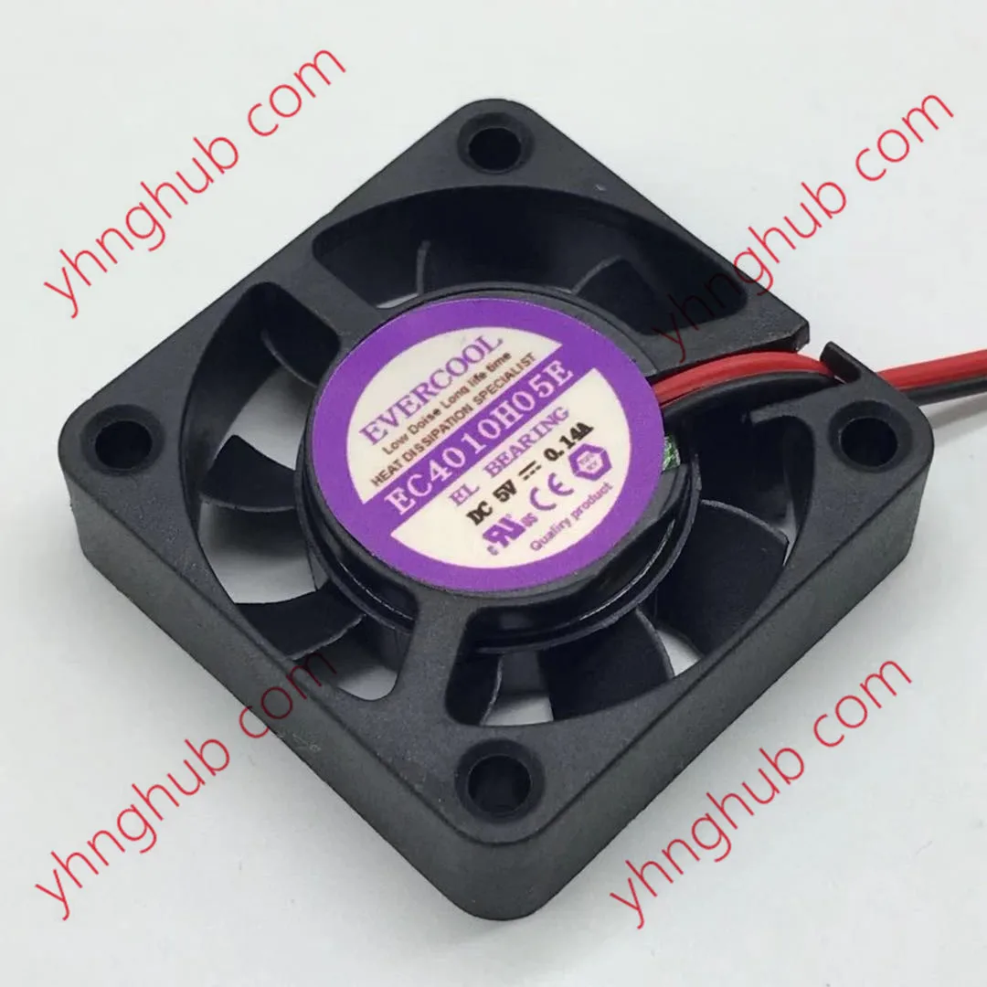 Вентилятор охлаждения сервера EverCool EC4010H05E DC 5 В 0,14 а 40x40x10 мм, 2 провода
Вентилятор охлаждения сервера EverCool EC4010H05E DC 5 В 0,14 а 40x40x10 мм, 2 провода