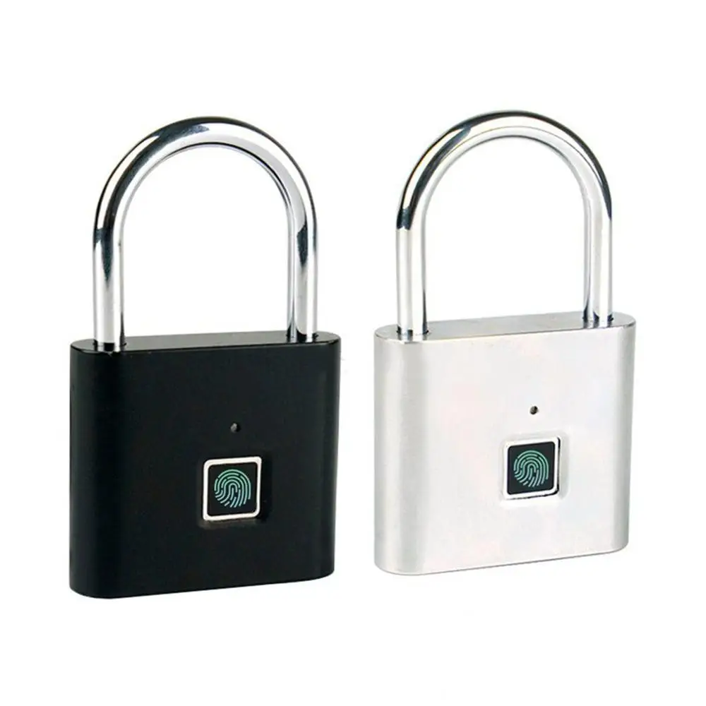Security Keyless USB Rechargeable Door Lock Fingerprint Smart Padlock Quick Unlock Zinc alloy Metal Portable
Security Keyless USB Rechargeable Door Lock Fingerprint Smart Padlock Quick Unlock Zinc alloy Metal Portable