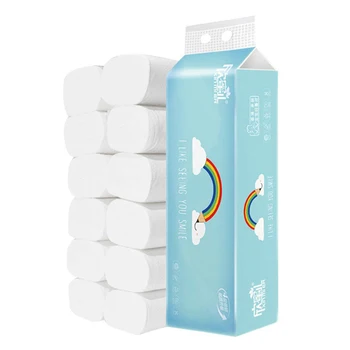 12 Rolls Household Kitchen Paper Tissue Paper Roll Household Paper Toilet Paper Bath Tissue Roll 2020 
12 Rolls Household Kitchen Paper Tissue Paper Roll Household Paper Toilet Paper Bath Tissue Roll 2020