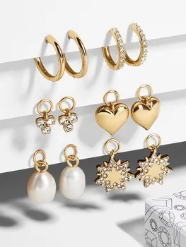 Joolim Jewelry Wholesale High End Gold Pearl Crystal Convertible Hoop Earring Dangle Earrings Set Bulk Earring Wholesale
Joolim Jewelry Wholesale High End Gold Pearl Crystal Convertible Hoop Earring Dangle Earrings Set Bulk Earring Wholesale