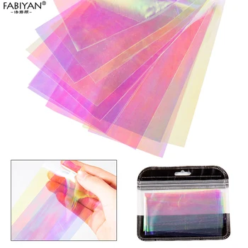 6Pcs/Set 20cm Nail Art Foil Sticker Colorful Broken Glass DIY Decoration Decal Mirror Glitter Paper Manicure Kits Tool
6Pcs/Set 20cm Nail Art Foil Sticker Colorful Broken Glass DIY Decoration Decal Mirror Glitter Paper Manicure Kits Tool