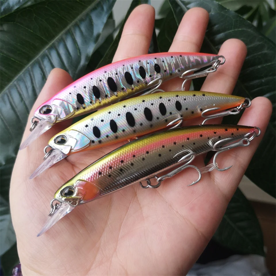 SWOLFY 95mm 16g Sinking Minnow Fishing Lure Large Trout Pike Rockfish Hard Bait Jerkbait Freshwater Saltwater Wobbler
SWOLFY 95mm 16g Sinking Minnow Fishing Lure Large Trout Pike Rockfish Hard Bait Jerkbait Freshwater Saltwater Wobbler