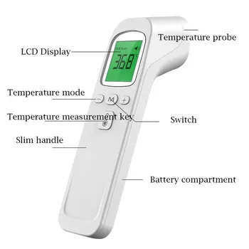 Baby Thermometer Digital Surface Infrared Thermometer Non-Contact Body Forehead Temperature Measure For Adults Kids Handheld
Baby Thermometer Digital Surface Infrared Thermometer Non-Contact Body Forehead Temperature Measure For Adults Kids Handheld
