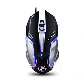 IMICE V8 USB Wired Gaming Mouse 4000DPI 6 Buttons RGB Optical Office Professional Gamer Mice for PC Laptop Computer
IMICE V8 USB Wired Gaming Mouse 4000DPI 6 Buttons RGB Optical Office Professional Gamer Mice for PC Laptop Computer