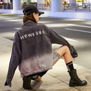 Smoke Gray Harajuku Spring Denim Jacket Women 2019 Big size Vintage Jeans Jacket Female Ladies Casual Basics Coat Women SA255S50
Smoke Gray Harajuku Spring Denim Jacket Women 2019 Big size Vintage Jeans Jacket Female Ladies Casual Basics Coat Women SA255S50