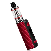 Novo cigarro eletrônico vapor fumaça caneta hookah mini 80 w starter kit 510 corpo de metal 2.5ml atomizador e cigarro vape(China)