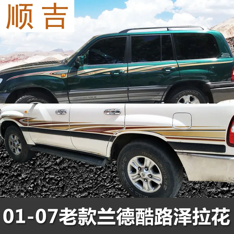 Для Toyota Land Cruiser 2002-2007, Внешнее украшение корпуса, Land Cruiser 5700, автомобильная наклейка на дверь
Для Toyota Land Cruiser 2002-2007, Внешнее украшение корпуса, Land Cruiser 5700, автомобильная наклейка на дверь