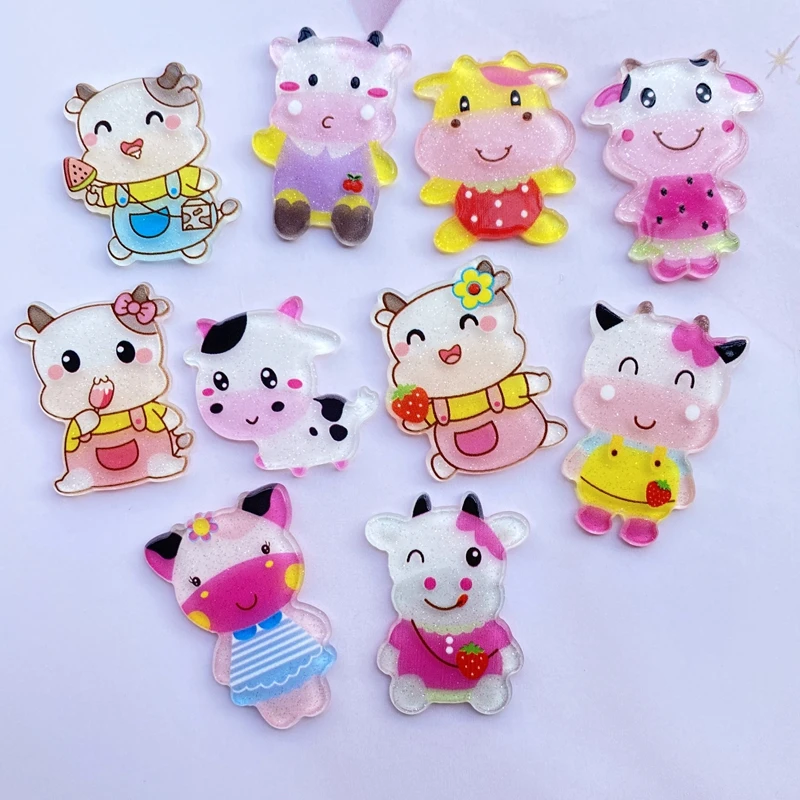 10Pcs/Lot New Acrylic Mixed Bright And Lovely Cows Flat Back Scrapbooking Hair Bow Center Embellishments DIY Accessories F2
10Pcs/Lot New Acrylic Mixed Bright And Lovely Cows Flat Back Scrapbooking Hair Bow Center Embellishments DIY Accessories F2