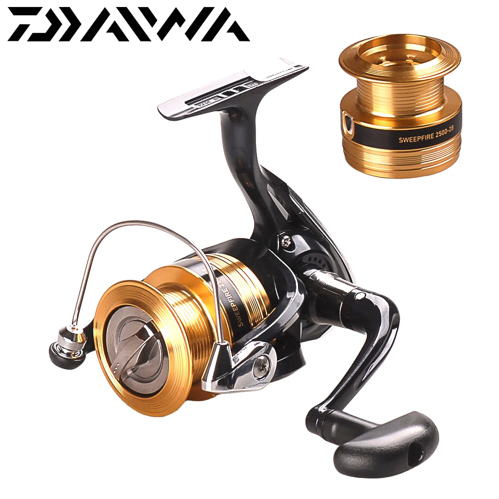 DAIWA SWEEPFIRE 2B Катушка для спиннинга 1500/2000/2500/3000/3500/4000 5 3: 1/2 6 кг Рыболовная катушка
