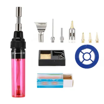 Gas Soldering Iron Tool Set 8ML Portable Butane Gas Electric Soldering Iron Universal Soldering Iron Set Welding Equipment
Gas Soldering Iron Tool Set 8ML Portable Butane Gas Electric Soldering Iron Universal Soldering Iron Set Welding Equipment