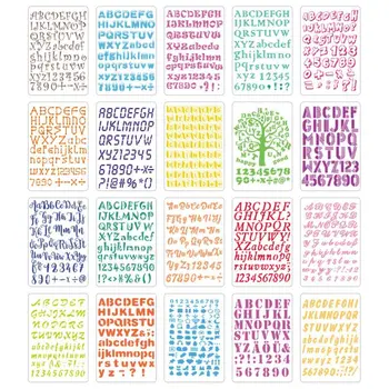 20pcs/set Letter Alphabet Number Stencils DIY Drawing Template Painting Scrapbooking Paper Card Craft
20pcs/set Letter Alphabet Number Stencils DIY Drawing Template Painting Scrapbooking Paper Card Craft