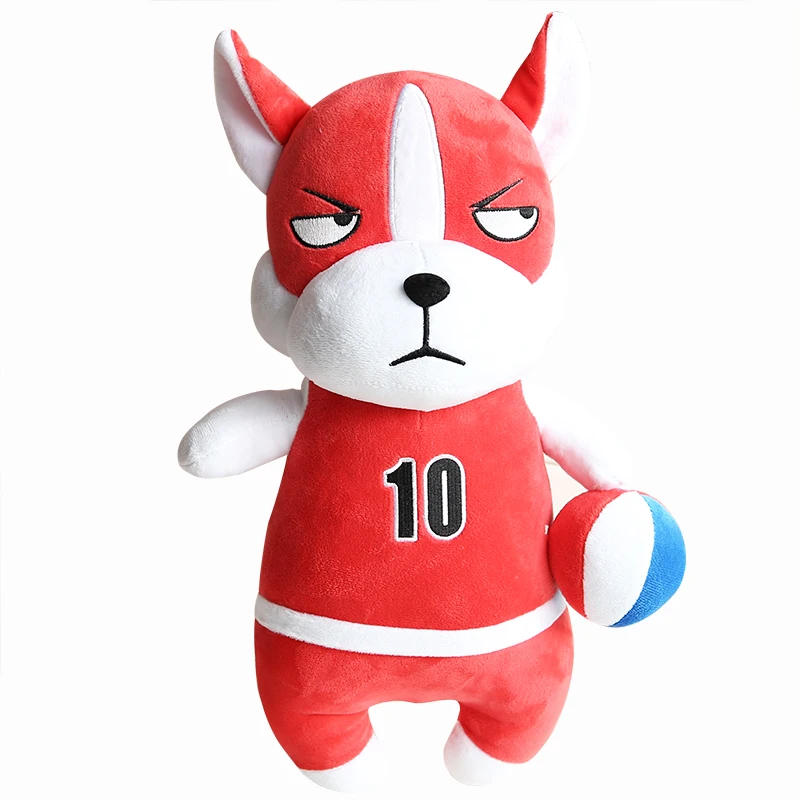 Фото Плюшевая игрушка мягкая кукла мультяшное животное собака стать баскетбольным