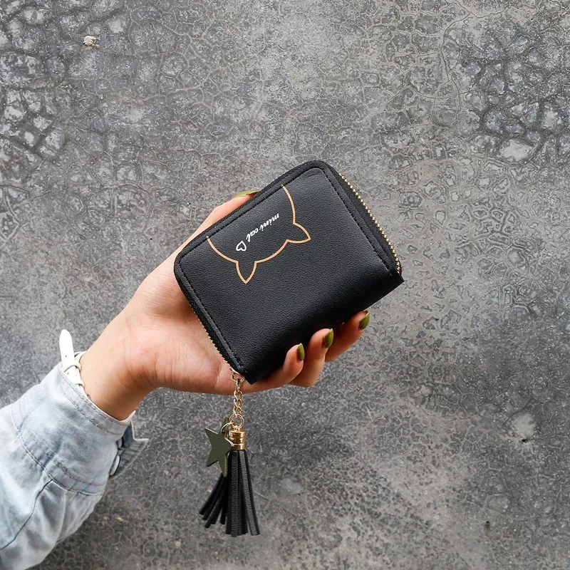 2020 new Korean version small wallet ladies short zipper wallet Korean version cute cat mini key coin purse
2020 new Korean version small wallet ladies short zipper wallet Korean version cute cat mini key coin purse