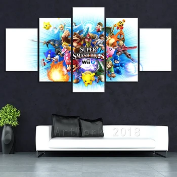 SUPER SMASHBROS Video Games Art Cartoon Wall Picture Frameless Paintings Super Mario Picture Canvas Paintings Wall Art Decor
SUPER SMASHBROS Video Games Art Cartoon Wall Picture Frameless Paintings Super Mario Picture Canvas Paintings Wall Art Decor