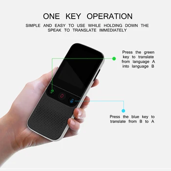 Smart Instant Voice Translator Portable Multi-language Translation Language Translator Device Mini Language Translator One-Click
Smart Instant Voice Translator Portable Multi-language Translation Language Translator Device Mini Language Translator One-Click