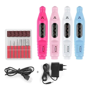 Power Electric Manicure Machine Pen Pedicure Nail File Tools 6 Bits Drill Nail Drill Machine Equipment USB EU Regulation Plug
Power Electric Manicure Machine Pen Pedicure Nail File Tools 6 Bits Drill Nail Drill Machine Equipment USB EU Regulation Plug