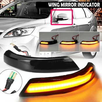 Car Dynamic Turn Signal LED Rearview Side Mirror Light Indicator Light for Fo-rd Focus 2 3 Mk2 Mk3 Mondeo MK4
Car Dynamic Turn Signal LED Rearview Side Mirror Light Indicator Light for Fo-rd Focus 2 3 Mk2 Mk3 Mondeo MK4