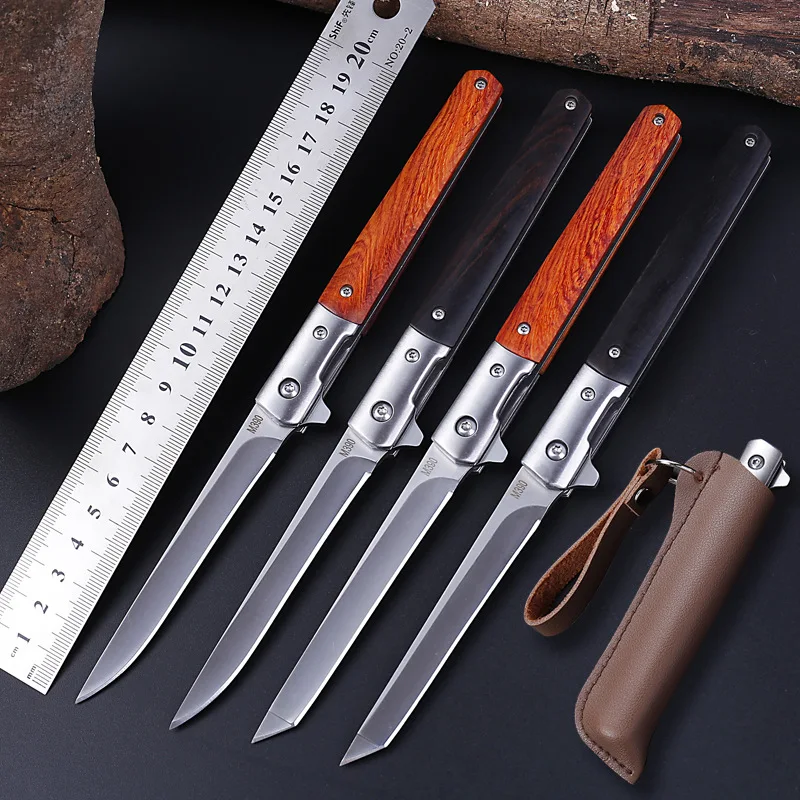 

M390 Multi-function Damascus Pattern Folding Knife Outdoor Pocket Knife Hunting Camping Survival Knife Vegetable Cutter Tools