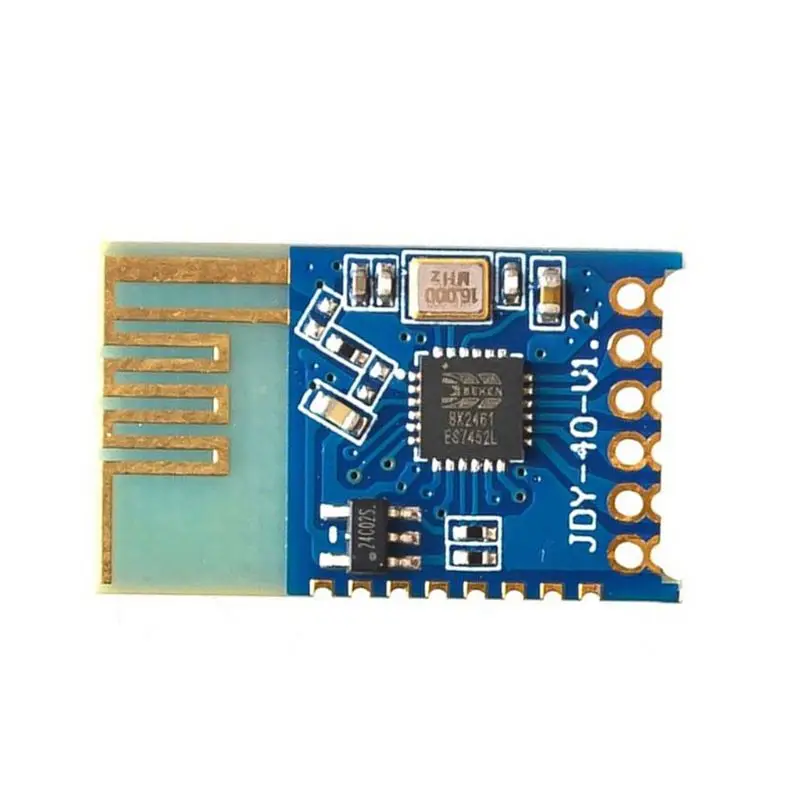 JDY-40 2.4G Wireless Serial Port Transmission Transceiver Receiver Remote Communication Module U1JE
JDY-40 2.4G Wireless Serial Port Transmission Transceiver Receiver Remote Communication Module U1JE