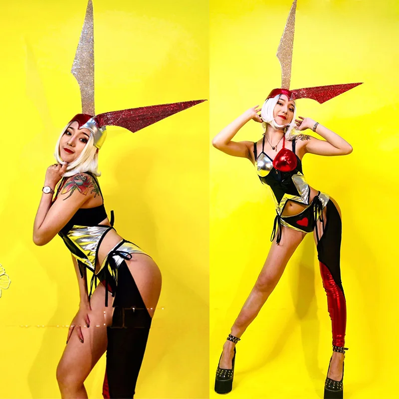 Ночной клуб бар сексуальный женский певец DJ костюм для взрослых вечевечерние НКА карнавал костюм для выступления головной убор + топы + шорты + комплекты для ног DWY3742
Ночной клуб бар сексуальный женский певец DJ костюм для взрослых вечевечерние НКА карнавал костюм для выступления головной убор + топы + шорты + комплекты для ног DWY3742