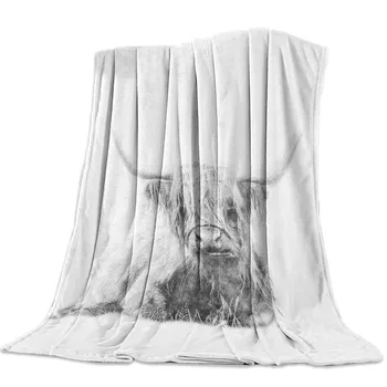 Portable Soft Blanket Animal Scottish Cow Throw Blanket Warm Sofa Bed Sheets Christmas Decorations For Home Blankets
Portable Soft Blanket Animal Scottish Cow Throw Blanket Warm Sofa Bed Sheets Christmas Decorations For Home Blankets
