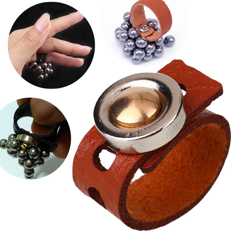 Magic Magnetic Ring Magnet Finger Magician Tool Leather for Slingshot Steel Ball Catapult Hunting
Magic Magnetic Ring Magnet Finger Magician Tool Leather for Slingshot Steel Ball Catapult Hunting