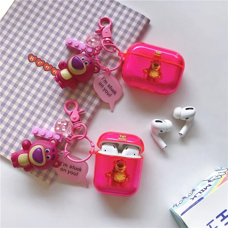 Cute color Keychain Bear For AirPods 1 2 girl silicon Protective Cover Air Pod 3 Case For Airpods Headphone Carrying box fundas
Cute color Keychain Bear For AirPods 1 2 girl silicon Protective Cover Air Pod 3 Case For Airpods Headphone Carrying box fundas