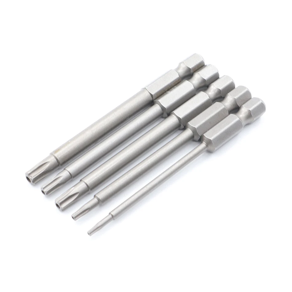 75mm 1pcsTorx screwdriver bit S2 alloy steel 1/4" hexagon handle T6-T40 manual electric screwdriver batch
75mm 1pcsTorx screwdriver bit S2 alloy steel 1/4" hexagon handle T6-T40 manual electric screwdriver batch