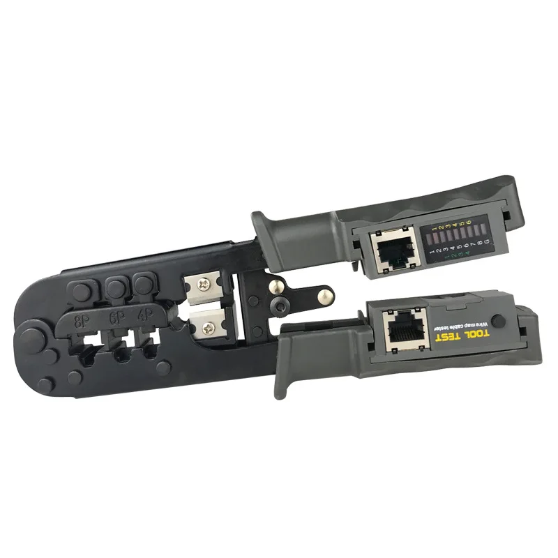 Quality RJ45 Multi Modular Crimping Network Connector Tool Test 3 in 1 Crimping Tool CAT6 wiring pliers network toolset / multi-modular plug crimping and cable test tool
Quality RJ45 Multi Modular Crimping Network Connector Tool Test 3 in 1 Crimping Tool CAT6 wiring pliers network toolset / multi-modular plug crimping and cable test tool