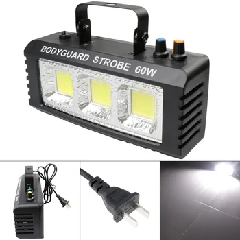 3LED 60W White Light Mini Strobe Light with Voice Control / Limitless Transmission Stage Effect Light for Party / Bar / KTV DJ
3LED 60W White Light Mini Strobe Light with Voice Control / Limitless Transmission Stage Effect Light for Party / Bar / KTV DJ