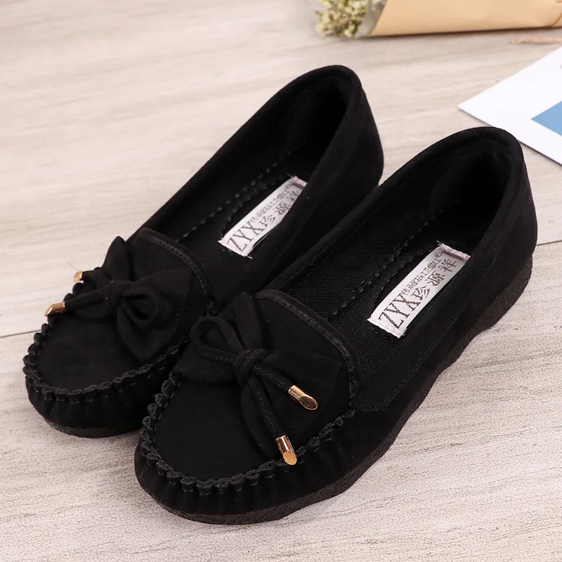 2020 New Women Flat Shoes Moccasins Lady Loafers Slip On Suede Flats Spring Autumn Casual Bow Round Toe Comfortable Single Shoes
2020 New Women Flat Shoes Moccasins Lady Loafers Slip On Suede Flats Spring Autumn Casual Bow Round Toe Comfortable Single Shoes