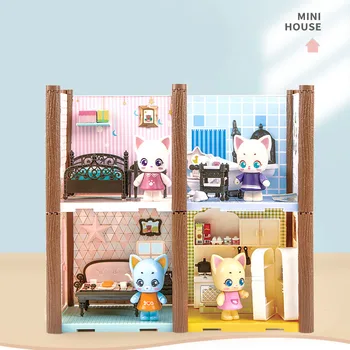 Pretend PlayKitty Cute Pet House Girl Play House Educational Toy Simulation Animal Development Toys for Children Birthday Gift
Pretend PlayKitty Cute Pet House Girl Play House Educational Toy Simulation Animal Development Toys for Children Birthday Gift