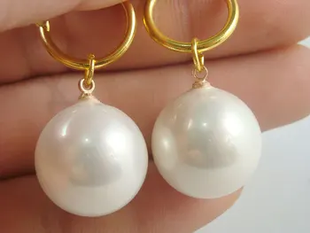 BIG Huge White Pink Purple Black Round 20mm Sea Shell Pearl Golden Plated Earrings
BIG Huge White Pink Purple Black Round 20mm Sea Shell Pearl Golden Plated Earrings