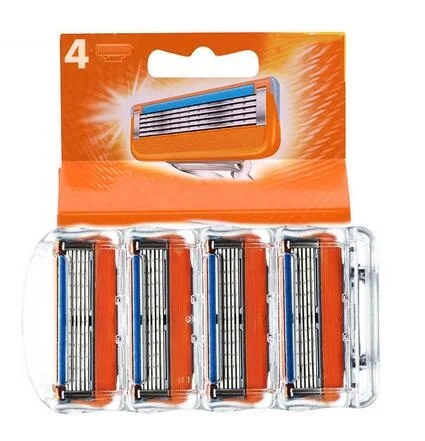 4pcs/Pack Men's Face shaving Razor Blades Beard Shaver Blade Men High Quality Sharp Razors Blade Gillettee Fusione
4pcs/Pack Men's Face shaving Razor Blades Beard Shaver Blade Men High Quality Sharp Razors Blade Gillettee Fusione