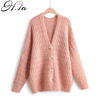 H.SA 2019 Women Winter Clothes V neck Warm Thick Sweater Cardigans Single Breasted Chic Long Cardigans Winter Long Jacket Coat
H.SA 2019 Women Winter Clothes V neck Warm Thick Sweater Cardigans Single Breasted Chic Long Cardigans Winter Long Jacket Coat