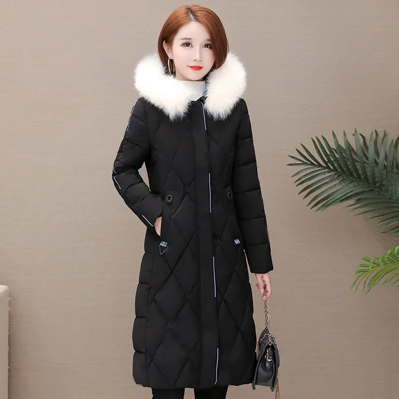 2019 Winter New Style Korean-style Long Fur Collar Hooded Long Sleeve Slim Fit Slimming Fashion Cotton Coat Versatile Warm Cotto
2019 Winter New Style Korean-style Long Fur Collar Hooded Long Sleeve Slim Fit Slimming Fashion Cotton Coat Versatile Warm Cotto