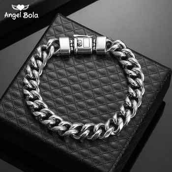 Curb Link Chain Men Bracelet Buddha Bracelet Safety Buckle Wristband Antique Silver color Bracelets Punk Men Jewelry Gifts
Curb Link Chain Men Bracelet Buddha Bracelet Safety Buckle Wristband Antique Silver color Bracelets Punk Men Jewelry Gifts