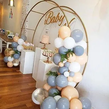 100pcs Gold White Orange Blush Gray 17F Balloons Arch Kit Pastel Latex Balloons Bridal Shower Birthday Wedding Party Theme Event
100pcs Gold White Orange Blush Gray 17F Balloons Arch Kit Pastel Latex Balloons Bridal Shower Birthday Wedding Party Theme Event