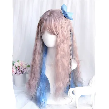 Cosplaysalon 60CM Lolita Long Curly Ombre Pink Blonde Blue Bangs Cute Heat Resistant Ombre Party Synthetic Hair Cosplay Wig+Cap
Cosplaysalon 60CM Lolita Long Curly Ombre Pink Blonde Blue Bangs Cute Heat Resistant Ombre Party Synthetic Hair Cosplay Wig+Cap