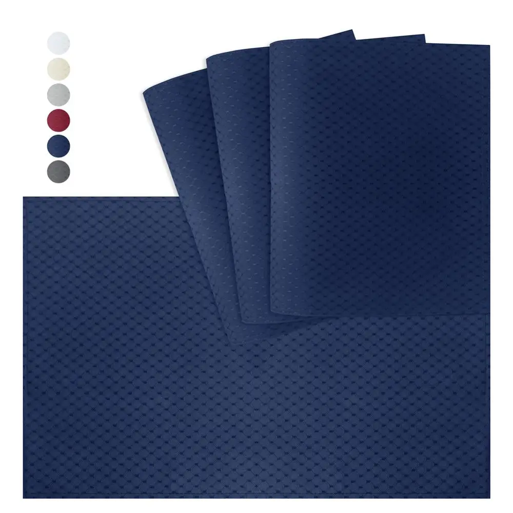 Set of 4 Polyester Jacquard Placemats for Dining Table Rectangle Heat Resistant Drink Holder Cup Pad Mat Kitchen Cup Wine mat
Set of 4 Polyester Jacquard Placemats for Dining Table Rectangle Heat Resistant Drink Holder Cup Pad Mat Kitchen Cup Wine mat