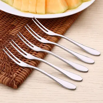 5/10/15Pcs Fruit Fork Luxury Stainless Steel Two-tine Snack Cake Dessert Forks Tableware Cafeteria Home Kitchen Flatware
5/10/15Pcs Fruit Fork Luxury Stainless Steel Two-tine Snack Cake Dessert Forks Tableware Cafeteria Home Kitchen Flatware