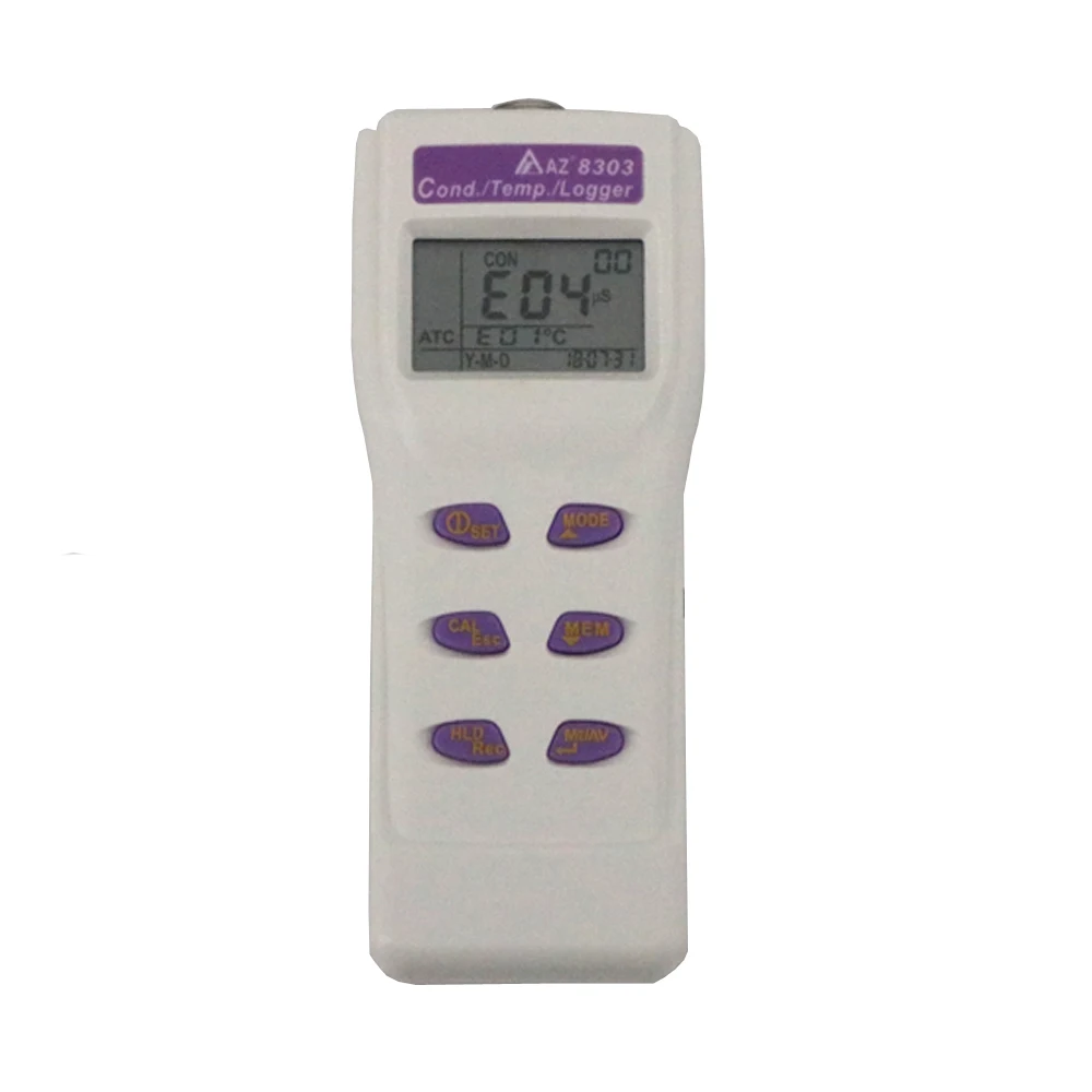 AZ8303 Conductivity Tester Cond/Temperature/Logger Water Quality Tester,Multi display Conductivity and Temperature.
AZ8303 Conductivity Tester Cond/Temperature/Logger Water Quality Tester,Multi display Conductivity and Temperature.
